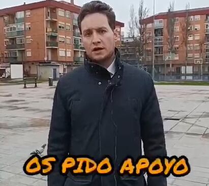 Captura de pantalla del mensaje del alcalde en Instagram