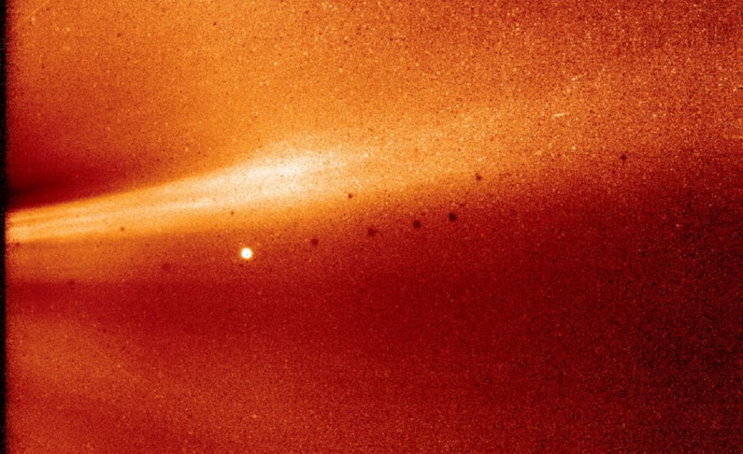 La sonda toma la primera imagen desde la atmósfera solar.