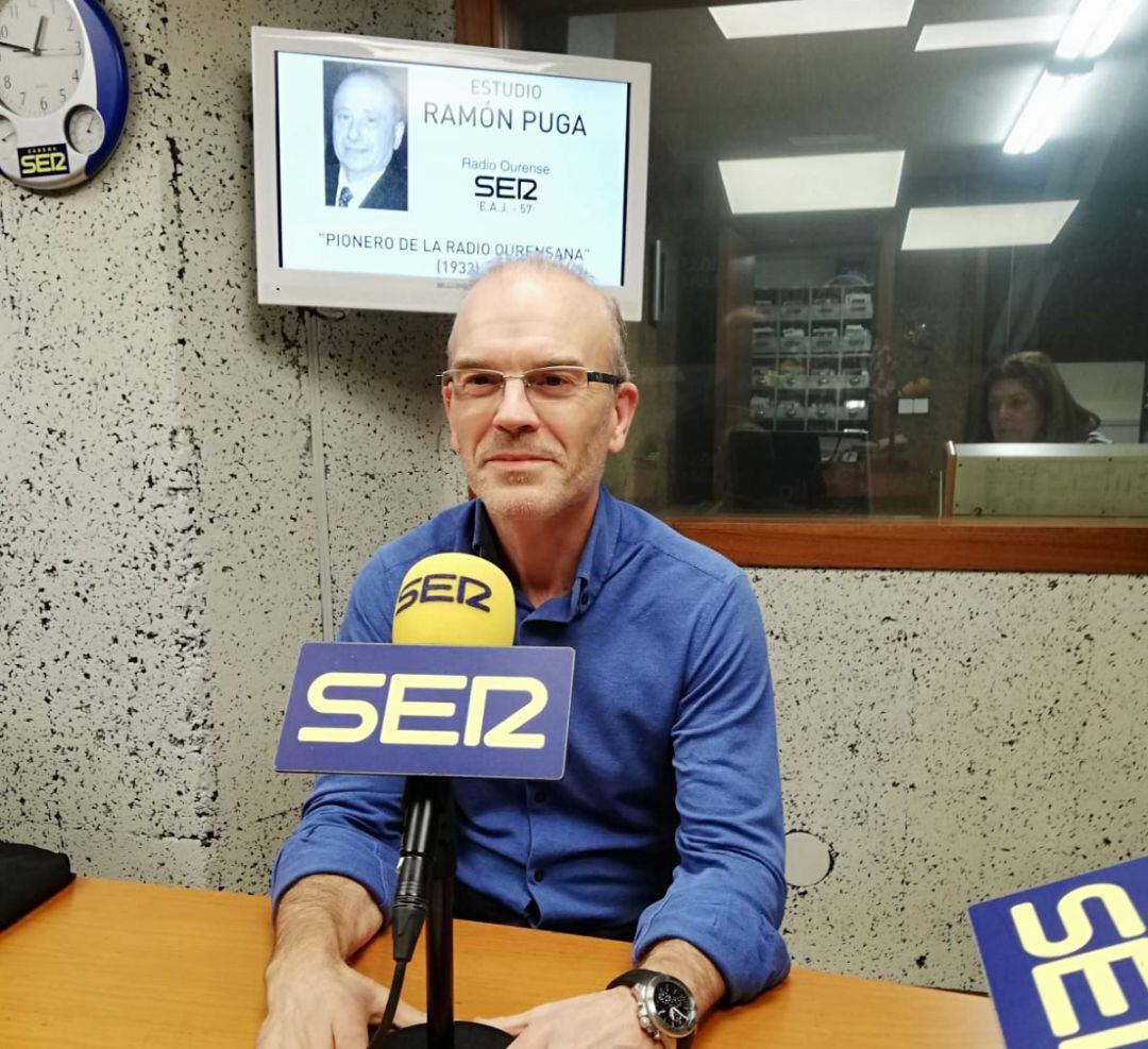 José Ángel Vázquez Barquero en nuestro estudio Ramón Puga