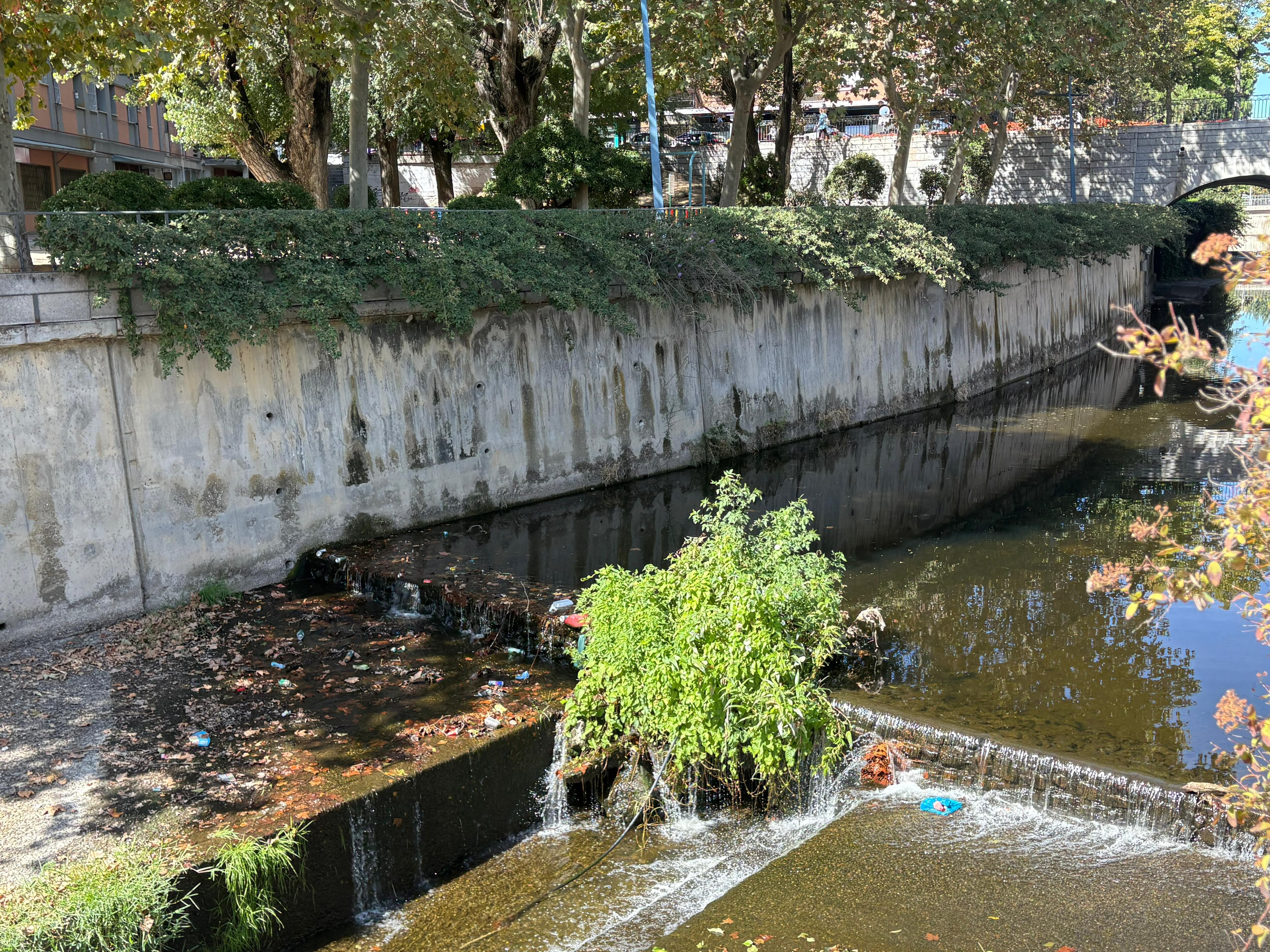 El Río Guadarrama a su paso por Collado Villalba