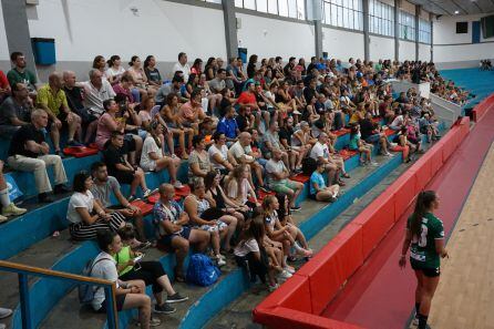 Magnífico ambiente en las gradas