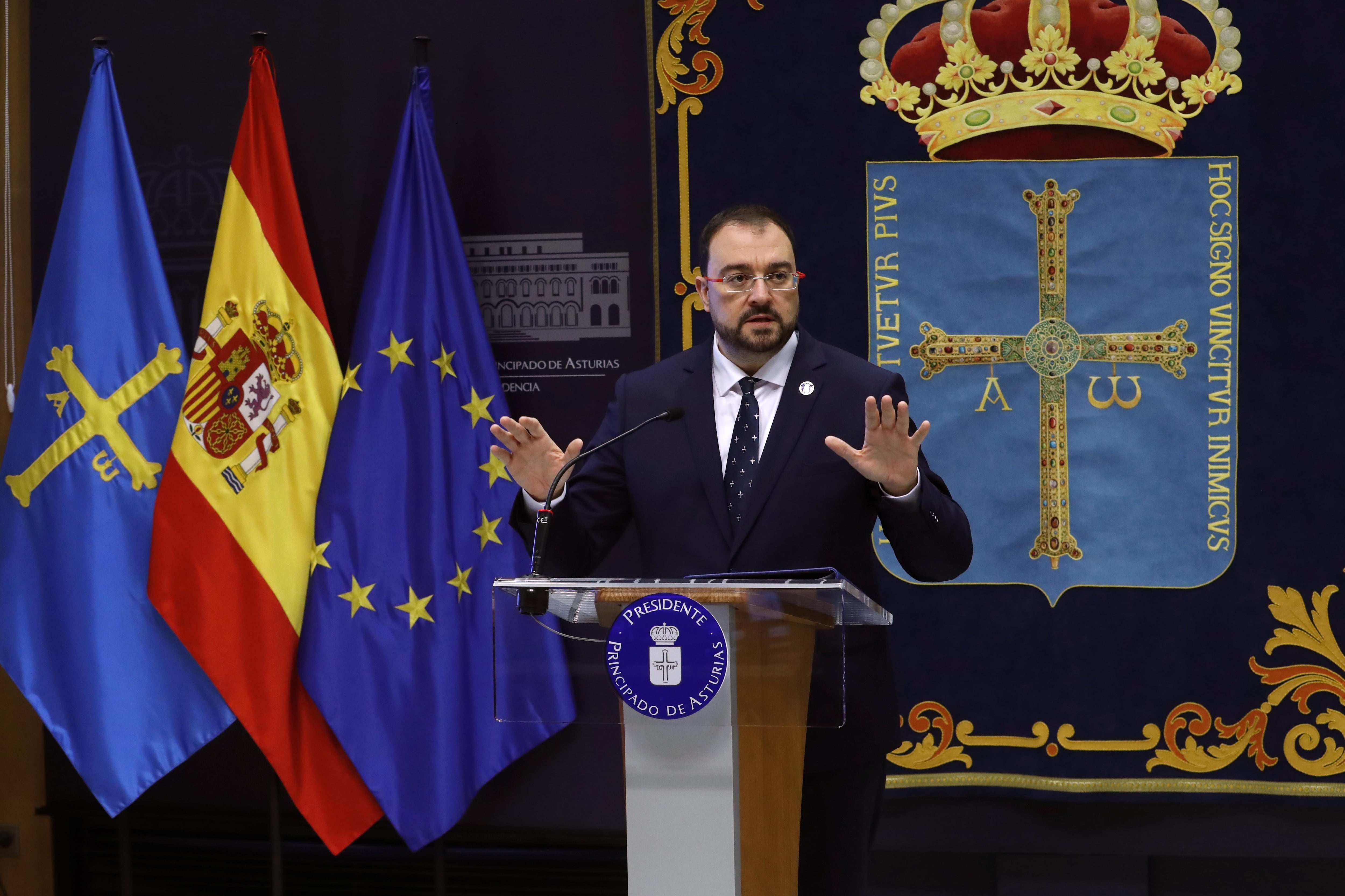 Barbón compareció este viernes tras la reunión del Consejo de Gobierno.