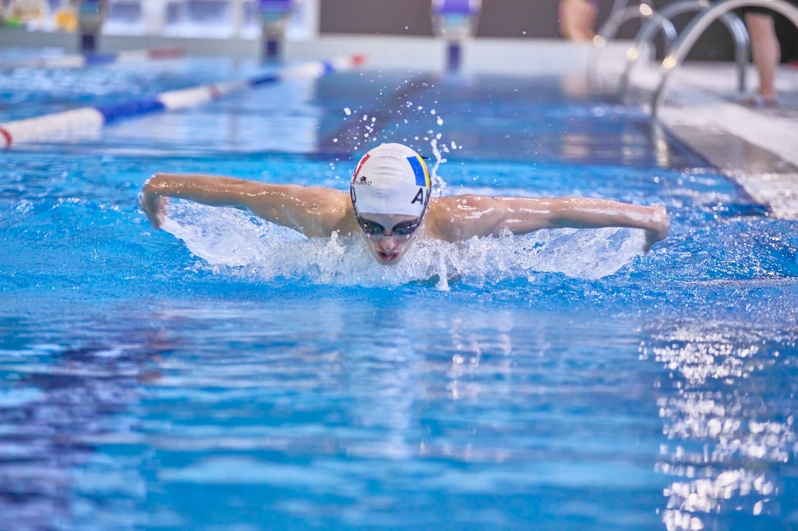 Biel Cuen durant una competició.