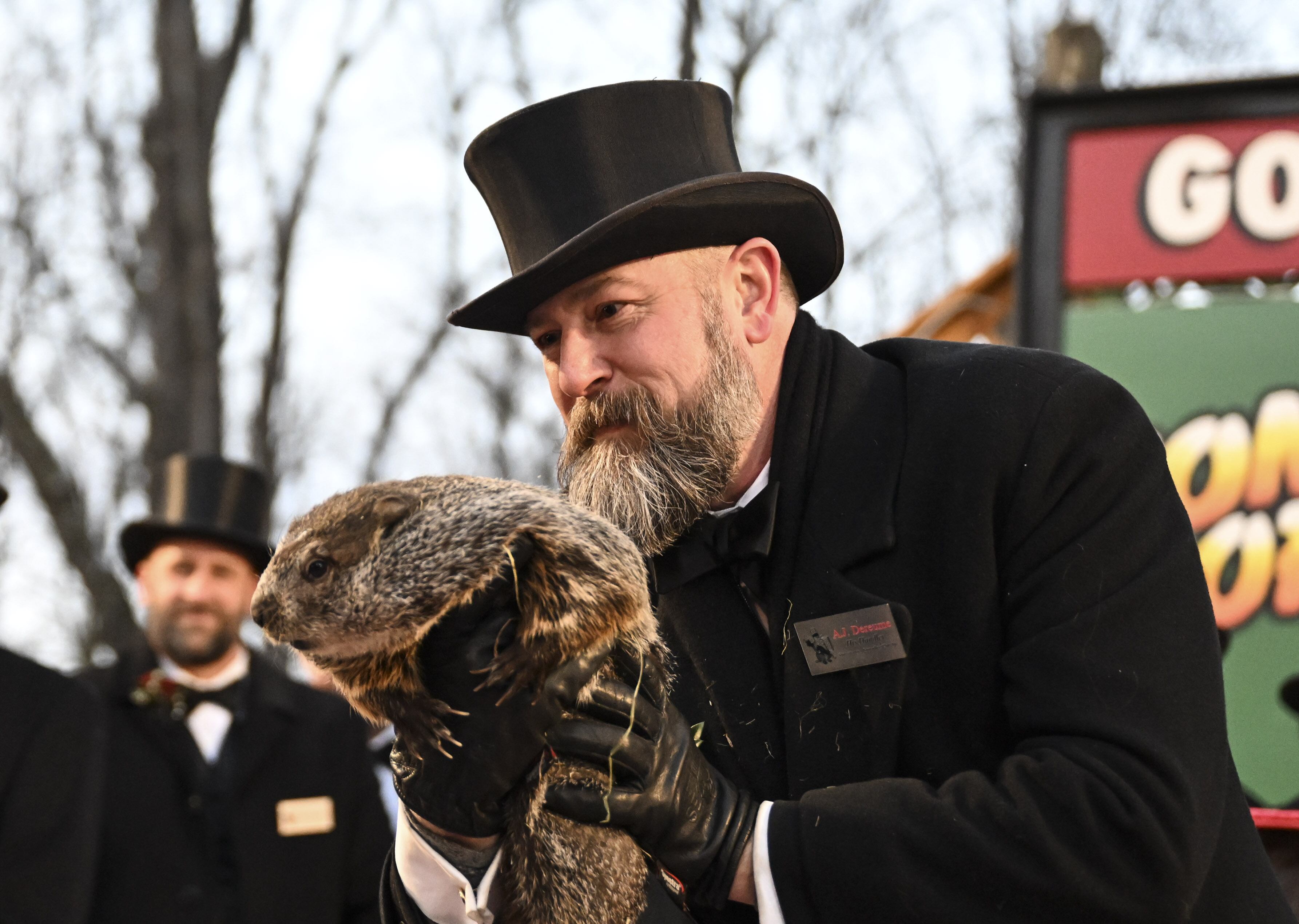 La ceremonia del 'Día de la Marmota' se celebró en Punxsutawney, Pennsylvania como es tradición