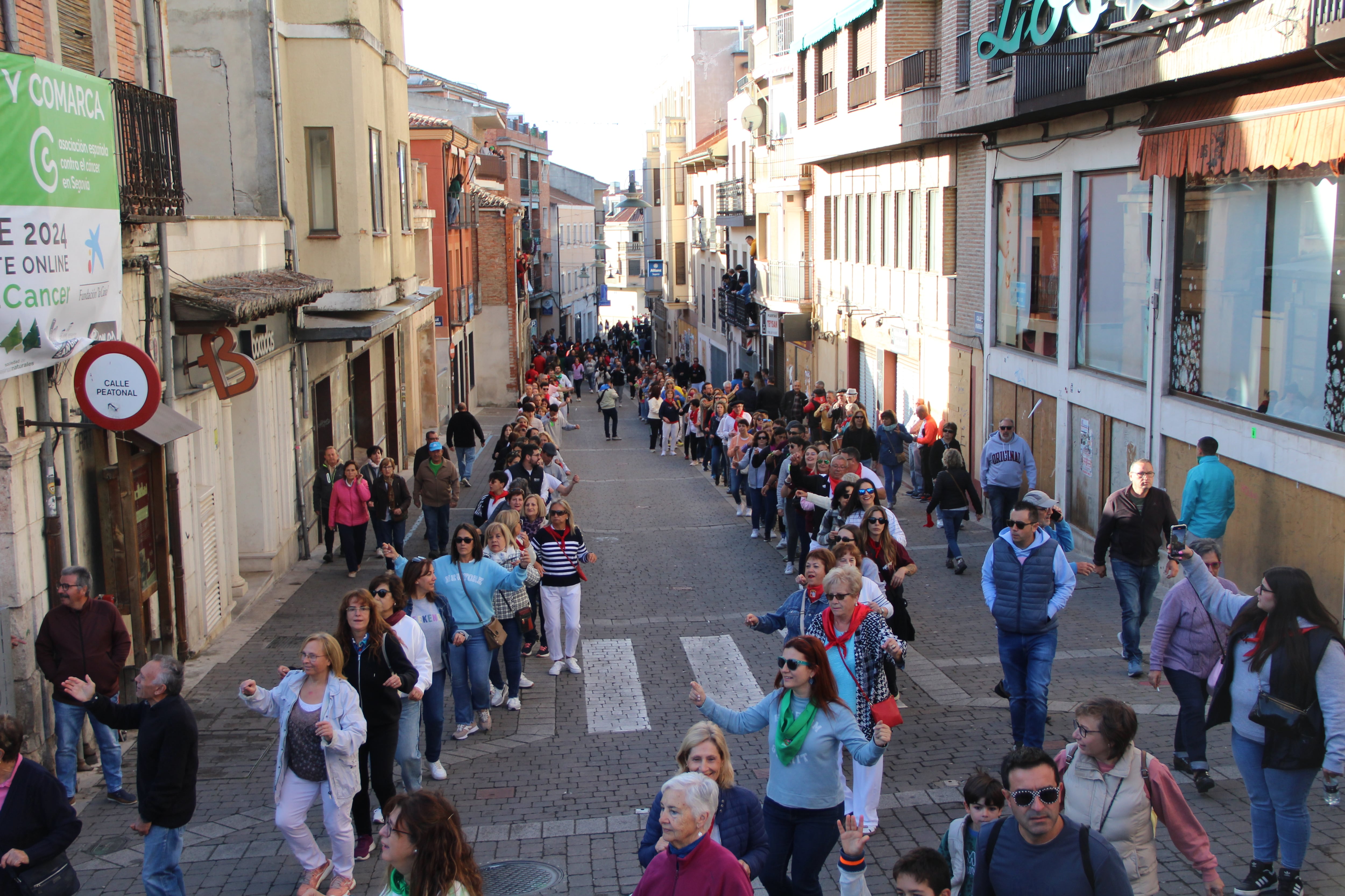 Baile de Rueda en el encierro extraordinario de San Miguel en Cuéllar