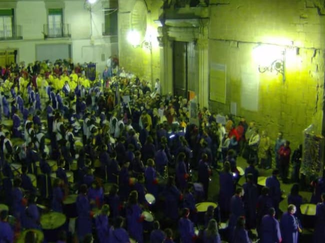 Imagen de archivo de la Rompida de la hora en Almudévar