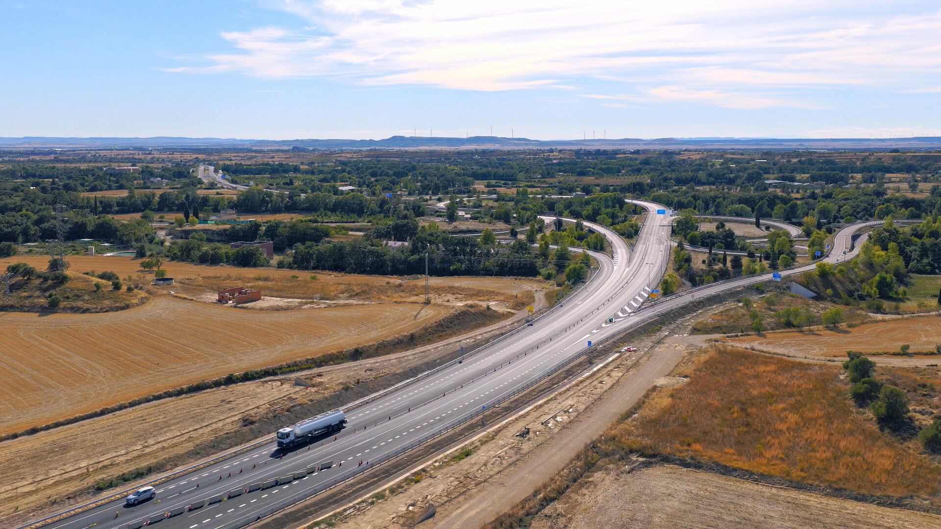 Tramo de autovía Huesca-Siétamo