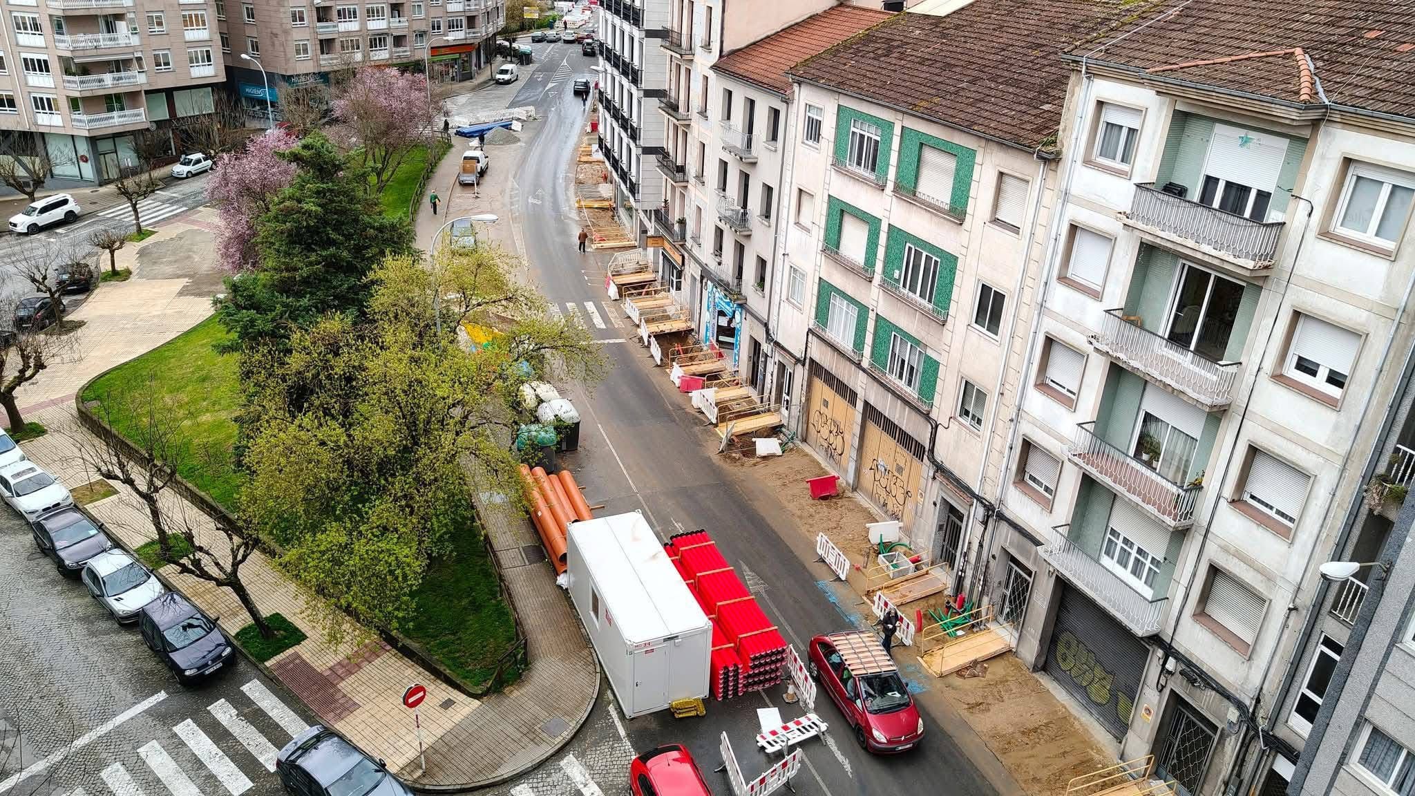 Estado de las obras de la Avenida de Portugal