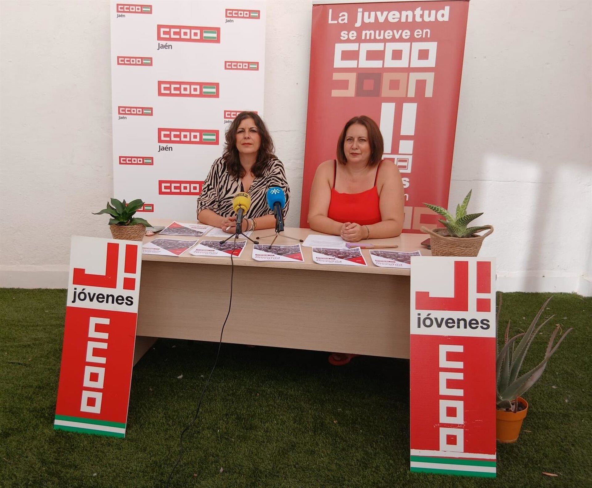 20/08/2025 Silvia Cazalilla y Silvia de la Torre presentan el 'Informe de la juventud de Jaén 2025'.
SOCIEDAD
CCOO-JAÉN