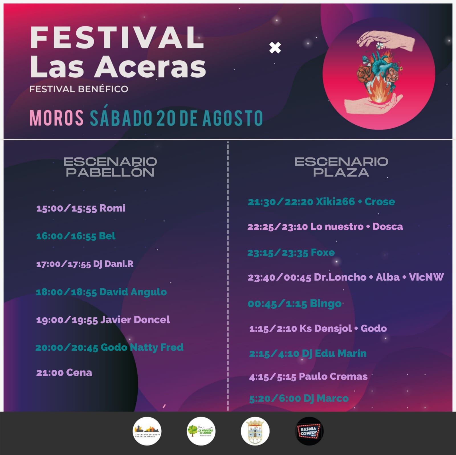 Artistas confirmados para el festival &quot;Las Aceras&quot;