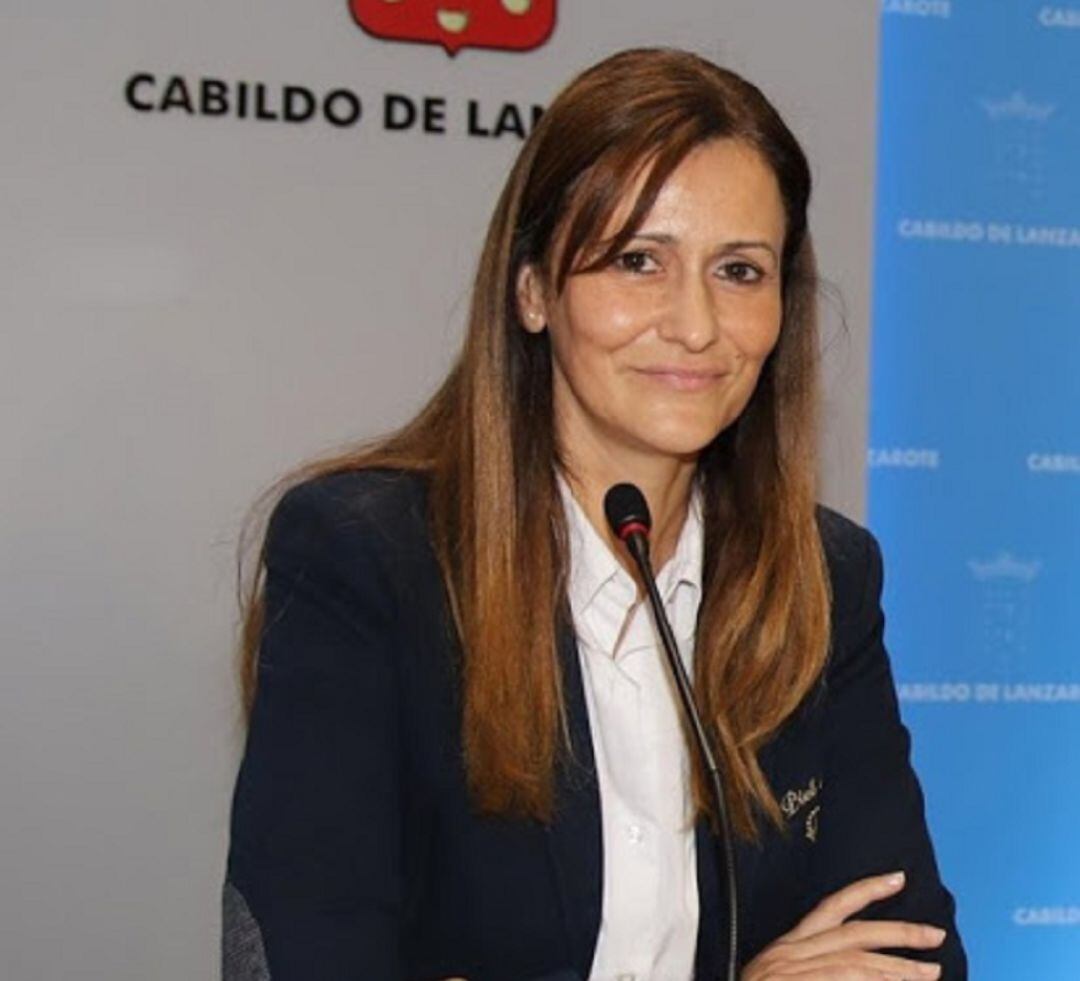 La consejera de Tranportes del Cabildo de Lanzarote, Nerea Santana.