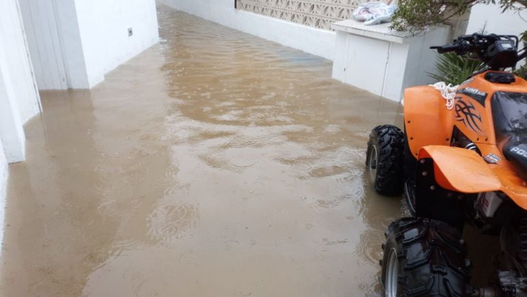 Vivienda inundada 