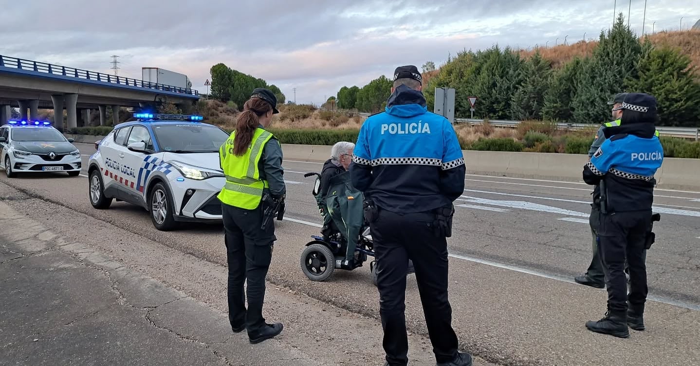 Guardia Civil y Policía Local auxiliaron al hombre