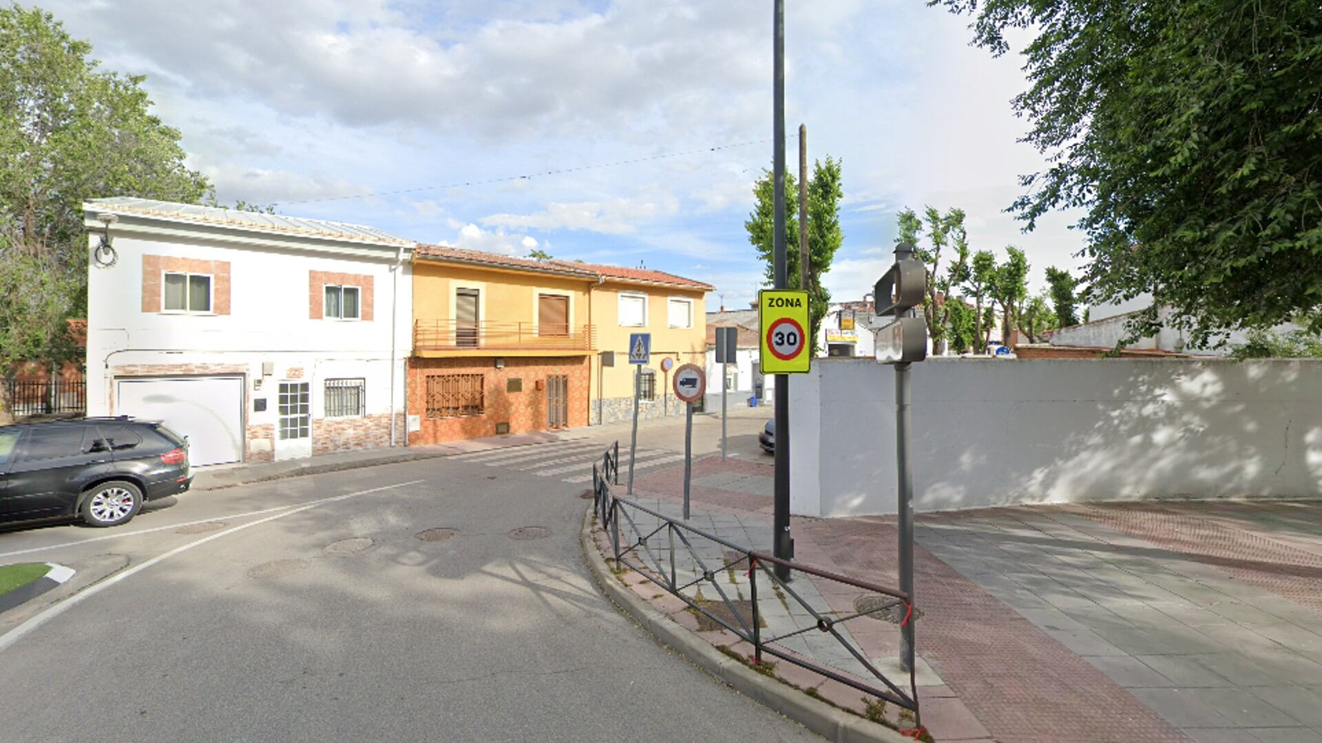 La avenida Juan Carlos I en San Martín de la Vega