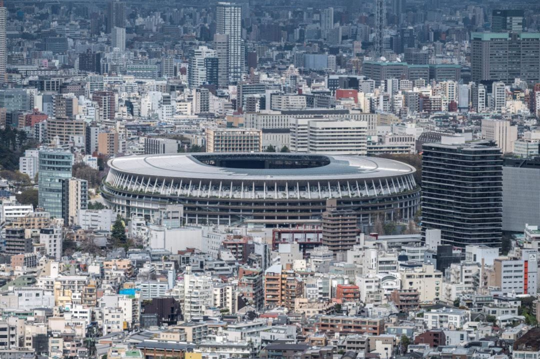 El estadio olímpico de Tokio.