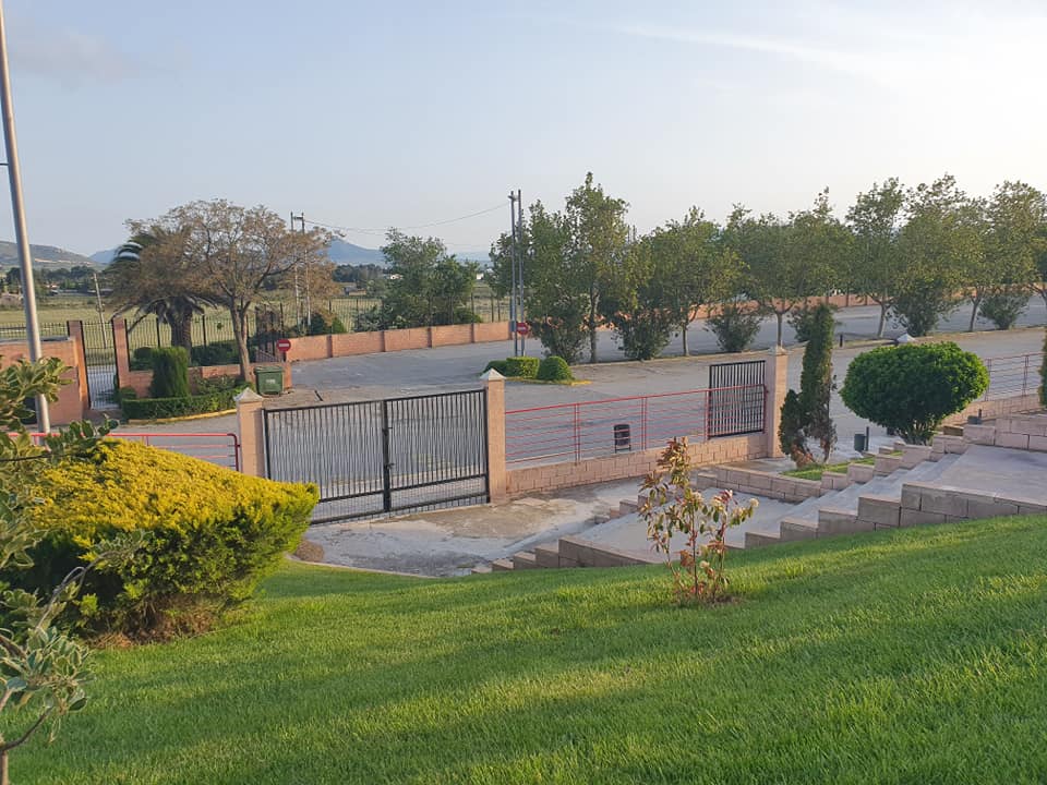 Exterior del Polideportivo Municipal Villena