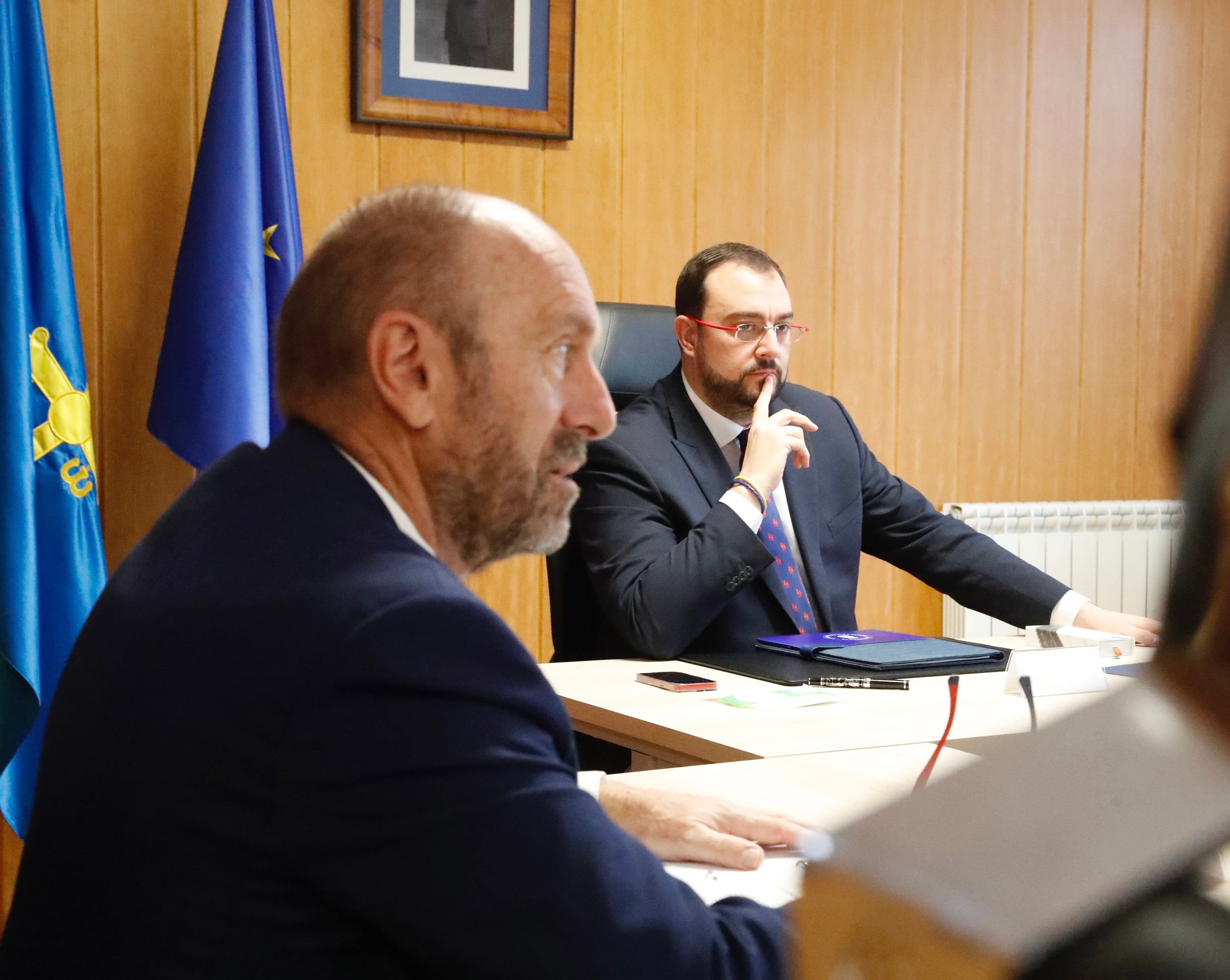 Adrián Barbón en Ribera de Arriba