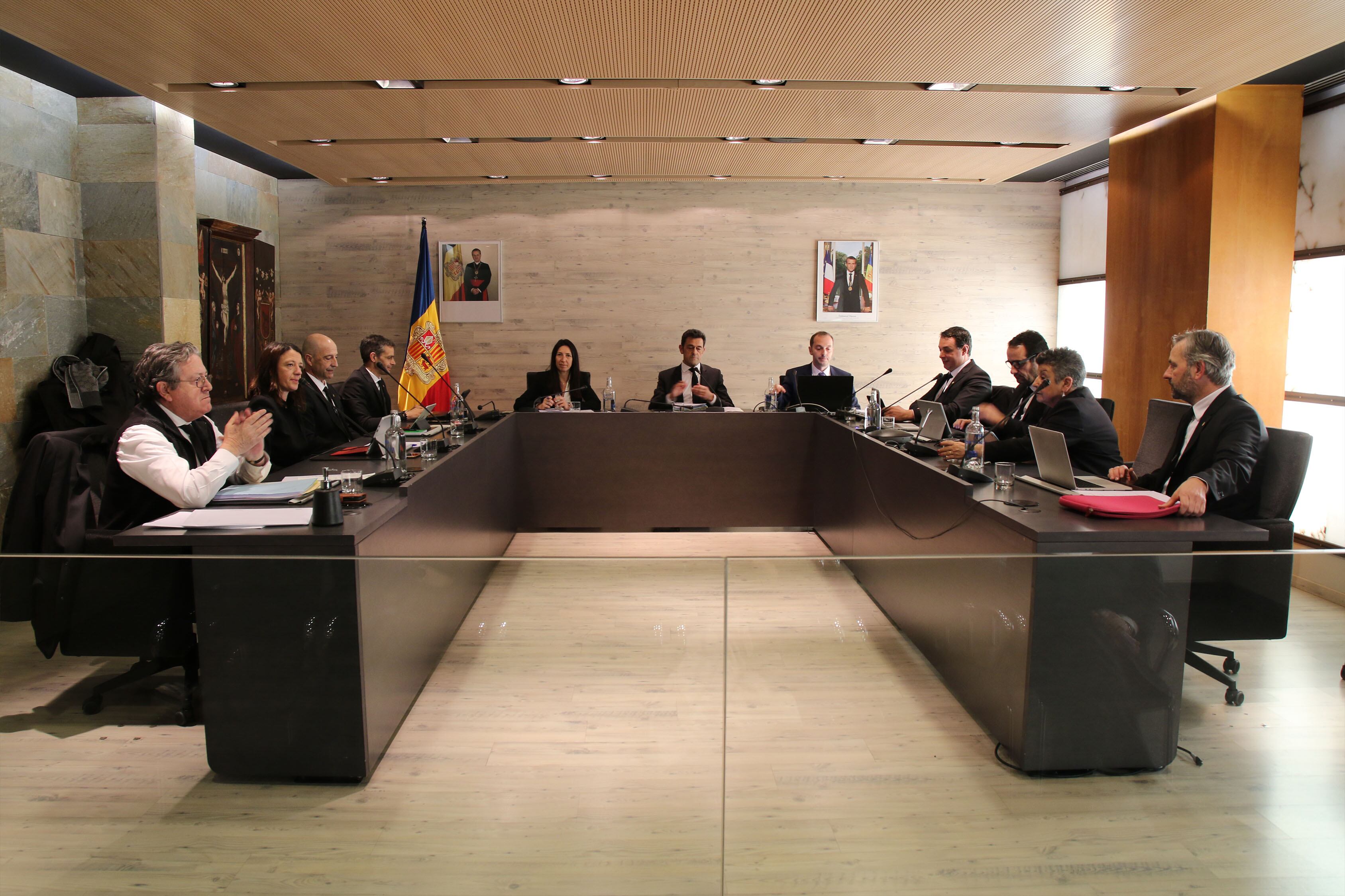 Un moment de la sessió de consell de comú d&#039;Ordino.