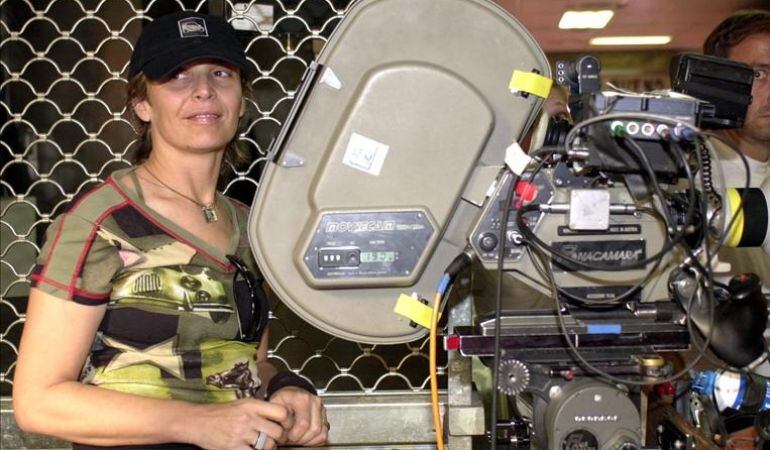 Maria Ripoll durant la filmació de &#039;Ahora o nunca&#039;