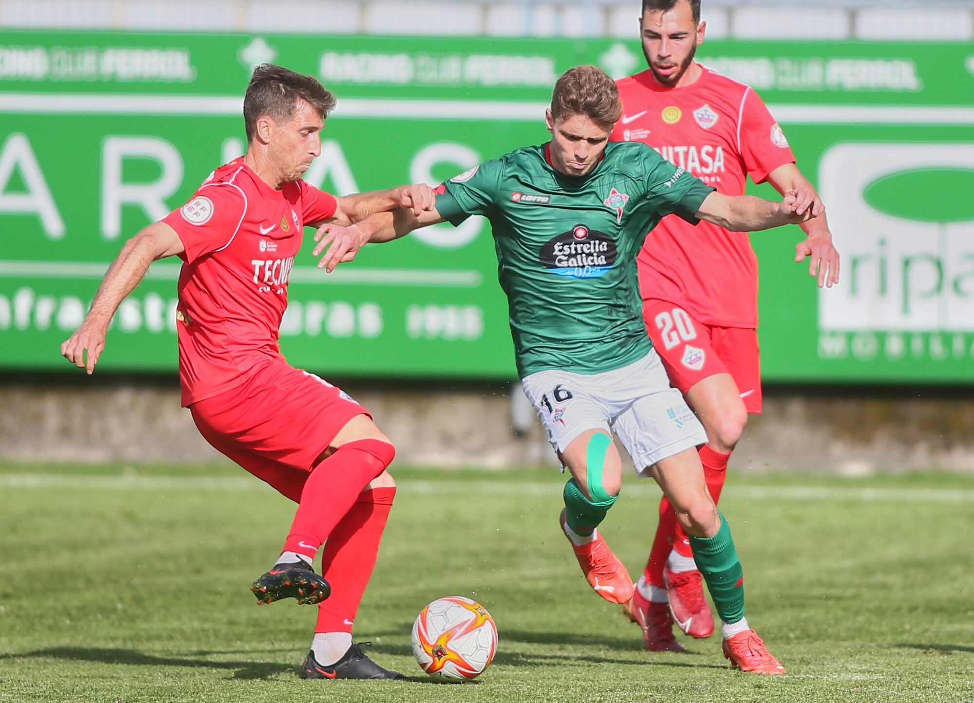 Fran Manzanara, en el partido ante el San Sebastián de los Reyes en A Malata