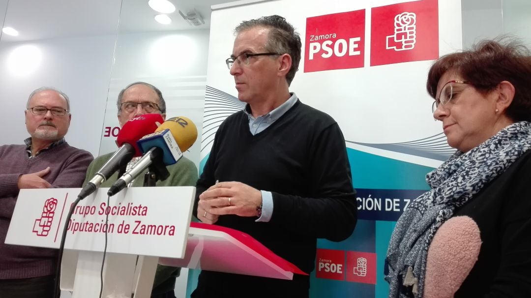 Antonio Plaza, portavoz del Grupo Socialista en la Diputación Provincial