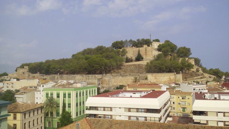 El Castillo de Dénia, en cuyo recinto se actuará en el Verger Alt y el Baluarte Oriental.