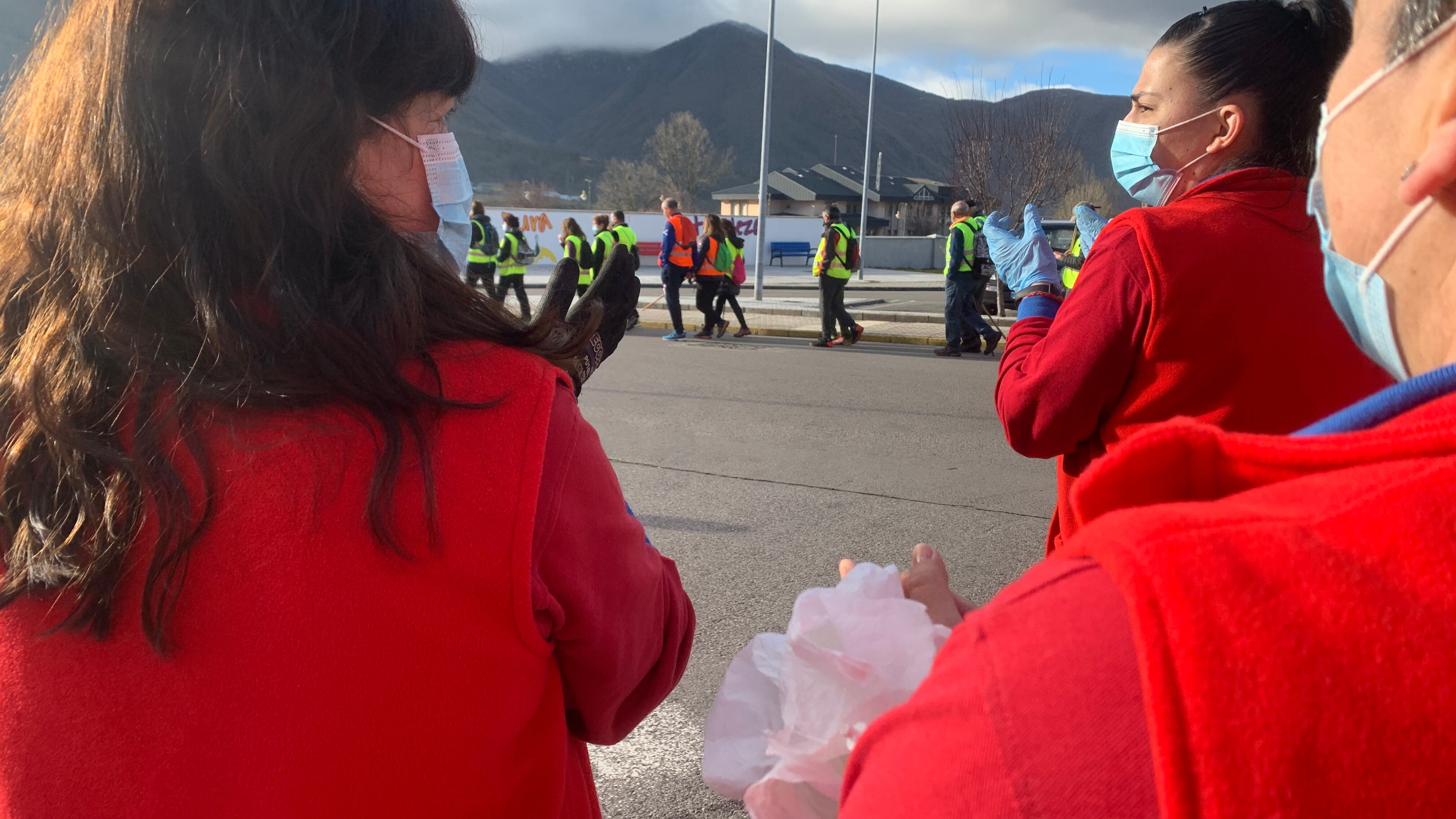 Primeros pasos de la marcha