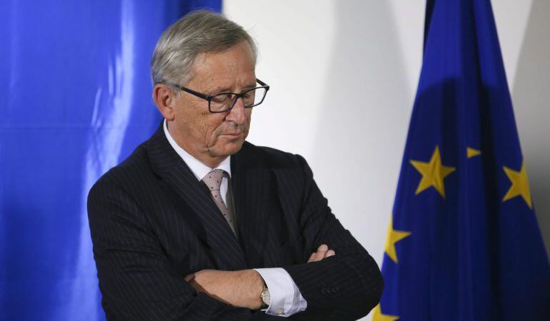 El presidente de la Comisión Europea, Jean-Claude Juncker, en la sede de la CE en Bruselas.