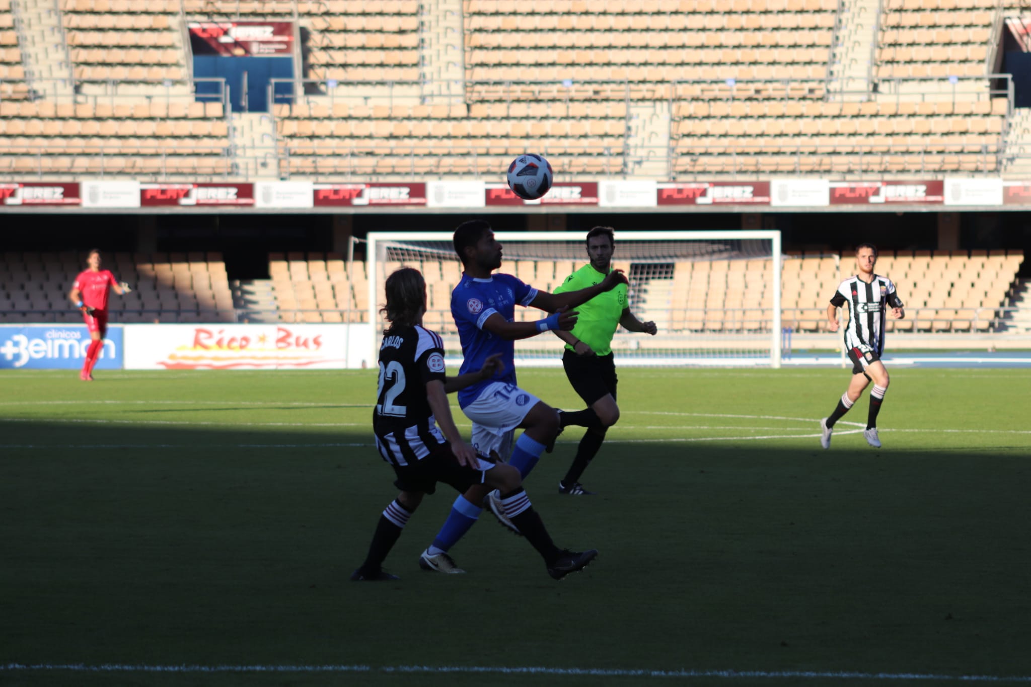 Partido disputado en Chapín ante el Cartagena B