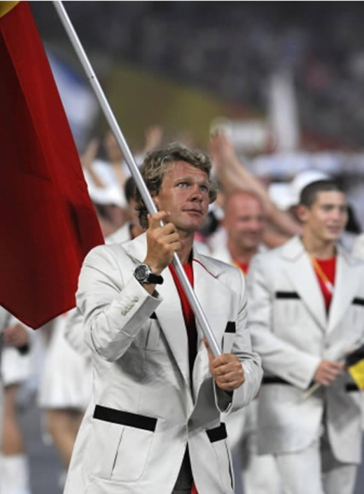 La delegación de Bélgica presenta a su equipo en Pekín