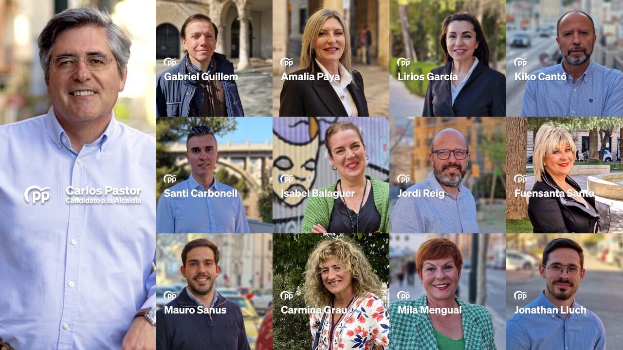 Los primeros del 13 del PP de Alcoy