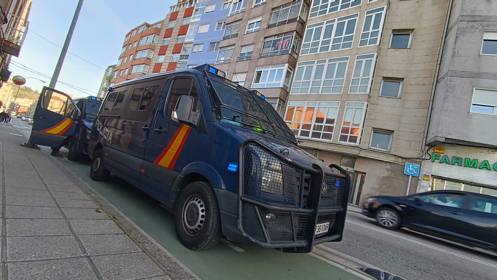 Redada en Avenida Buenos Aires de Vigo