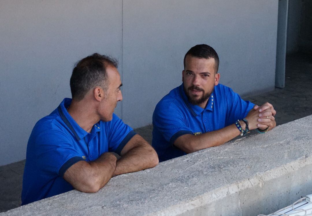 Santi Rico (D) y Heli García (I) han formado un tandem muy solvente