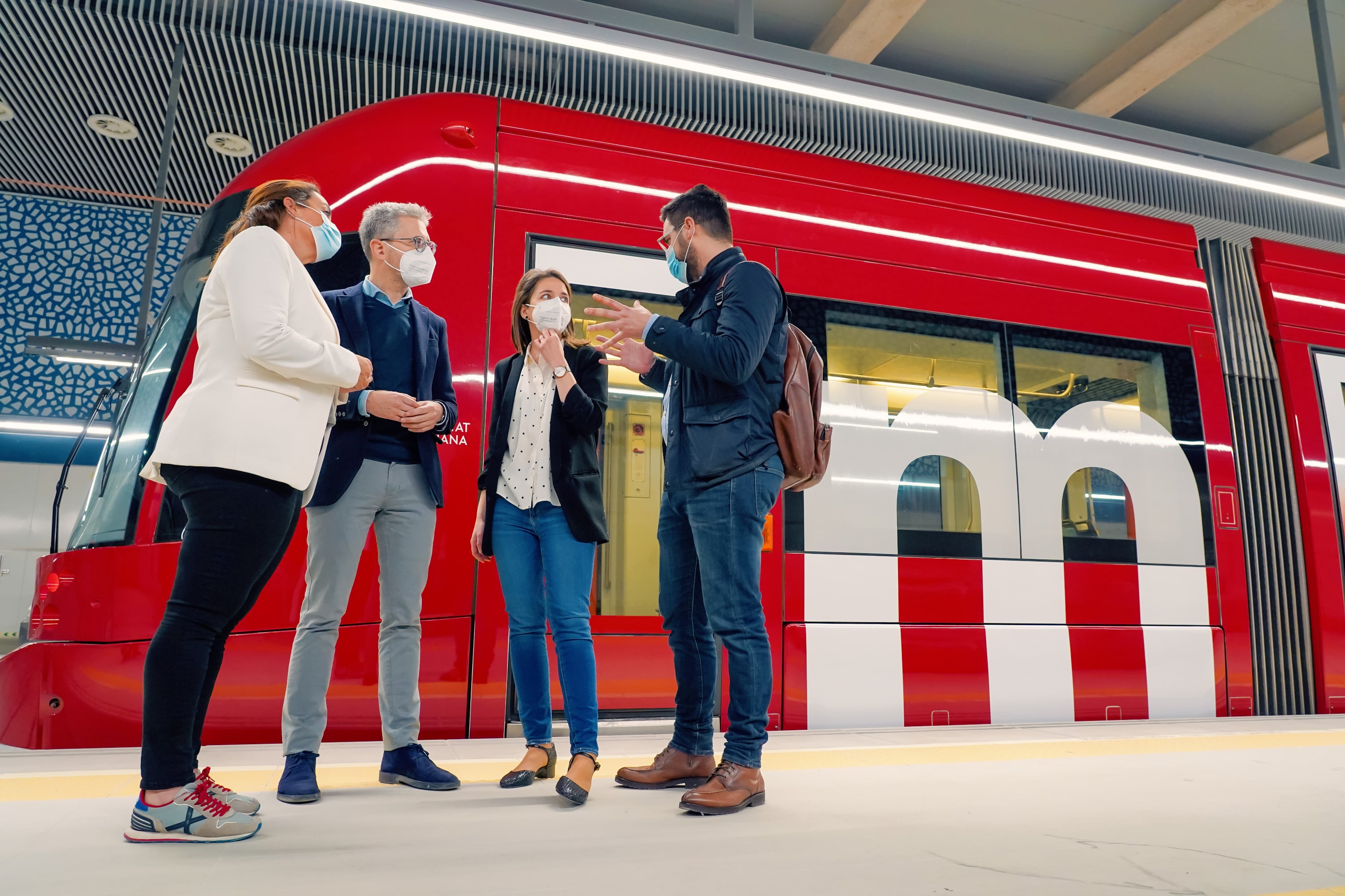 Visita a la estación de Alacant de Metrovalencia