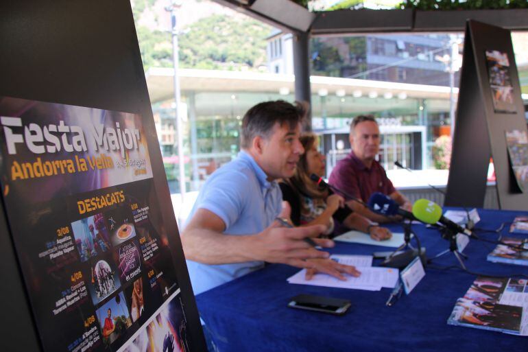 Un moment de la presentació de la Festa Major 2018