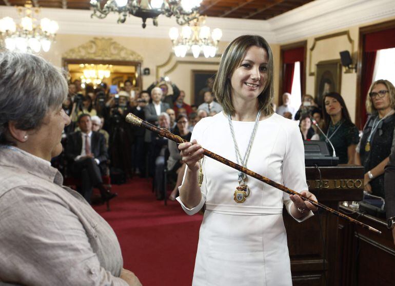 Lara Méndez se ha convertido hoy en la primera alcaldesa de la historia de Lugo