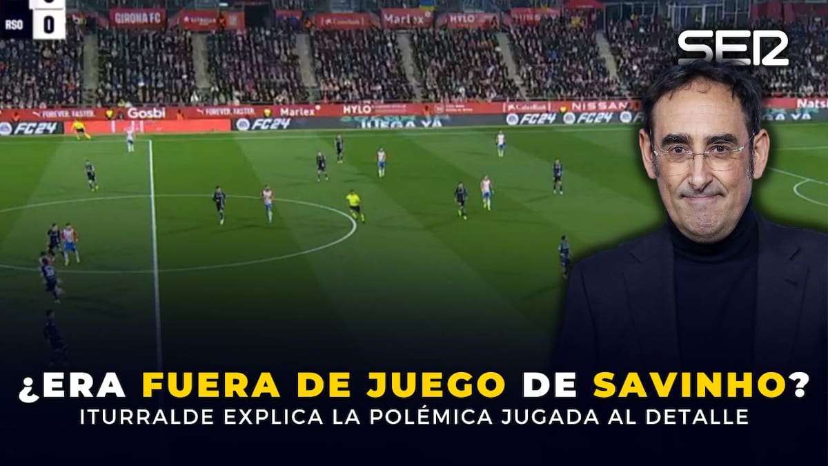 Iturralde González explica en 'Carrusel' la jugada que enfada al Girona: "Consideran que es la misma fase de ataque"