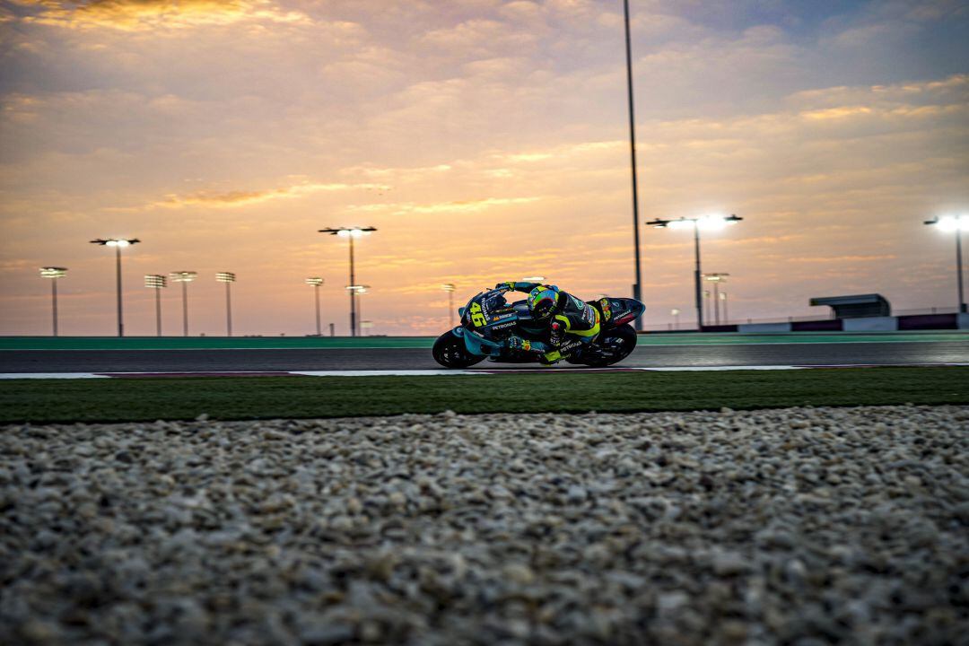 Valentino Rossi durante los entrenamientos de este fin de semana