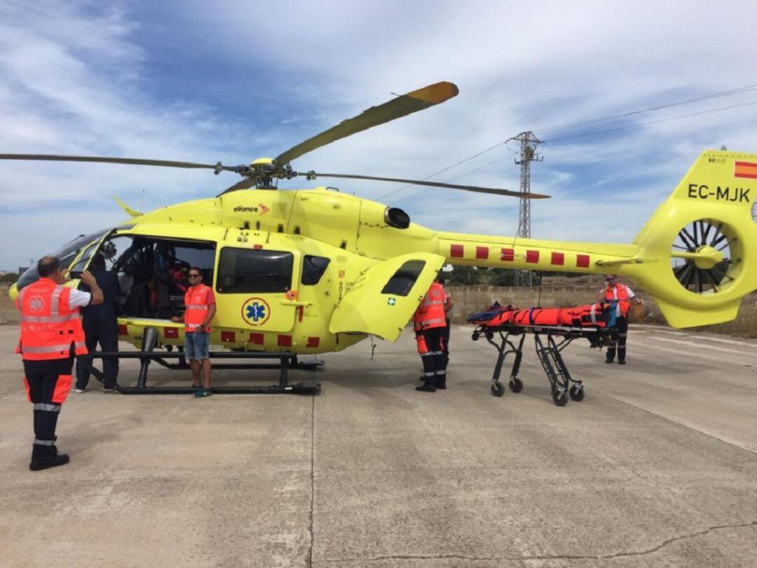 Un helicóptero de Eliance