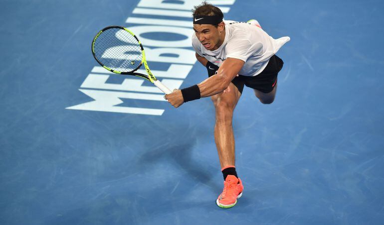 Rafa Nadal, en la final del Open de Australia 2017.