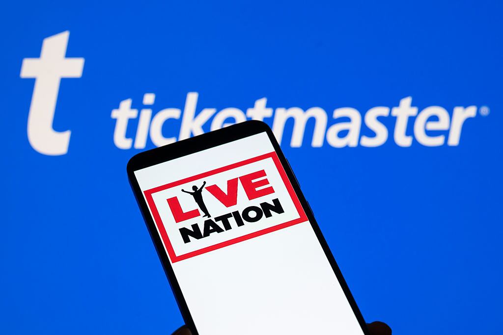 El logo de Live Nation y Ticketmaster