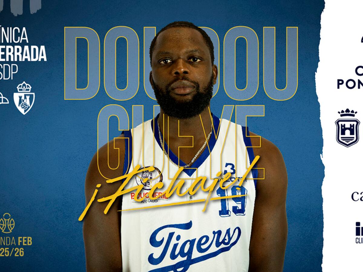 Doudou Gueye: físico y potencia para el juego interior del Clínica Ponferrada