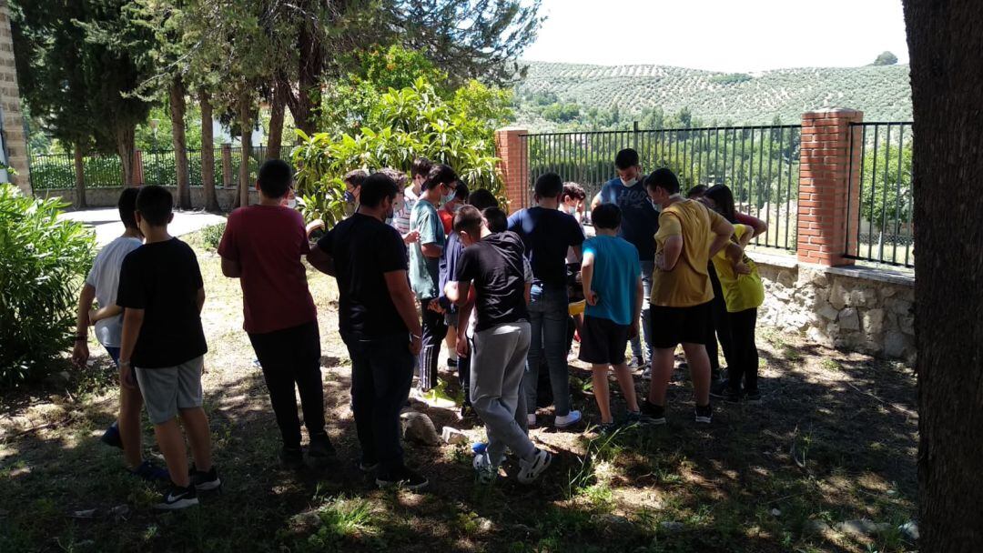 Alumnado del IES Castillo de la Yedra.