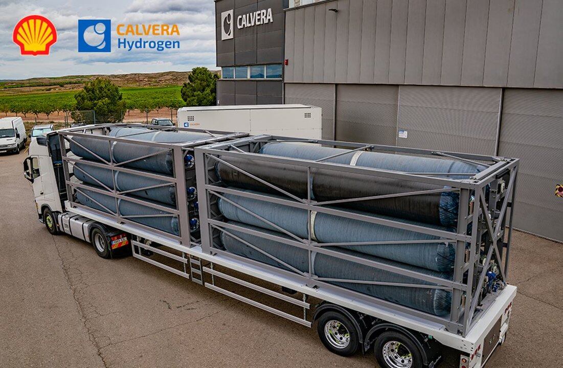 Calvera Hydrogen desarrolla para Shell Hydrogen el mayo tráiler de hidrógel.