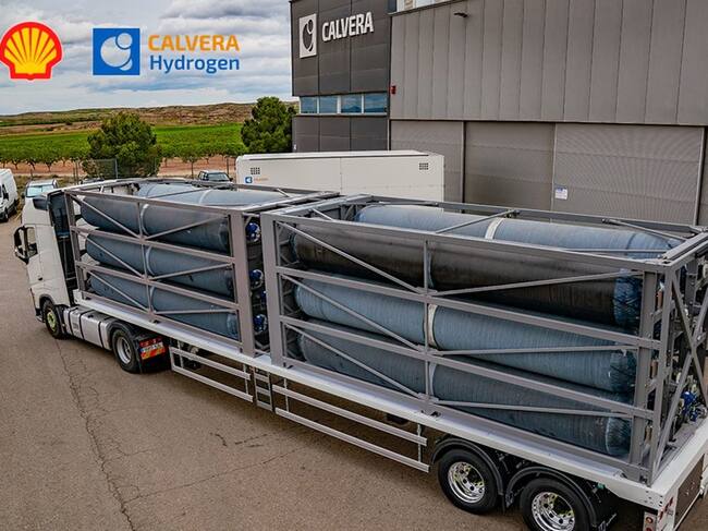 Calvera Hydrogen desarrolla para Shell Hydrogen el mayo tráiler de hidrógel.