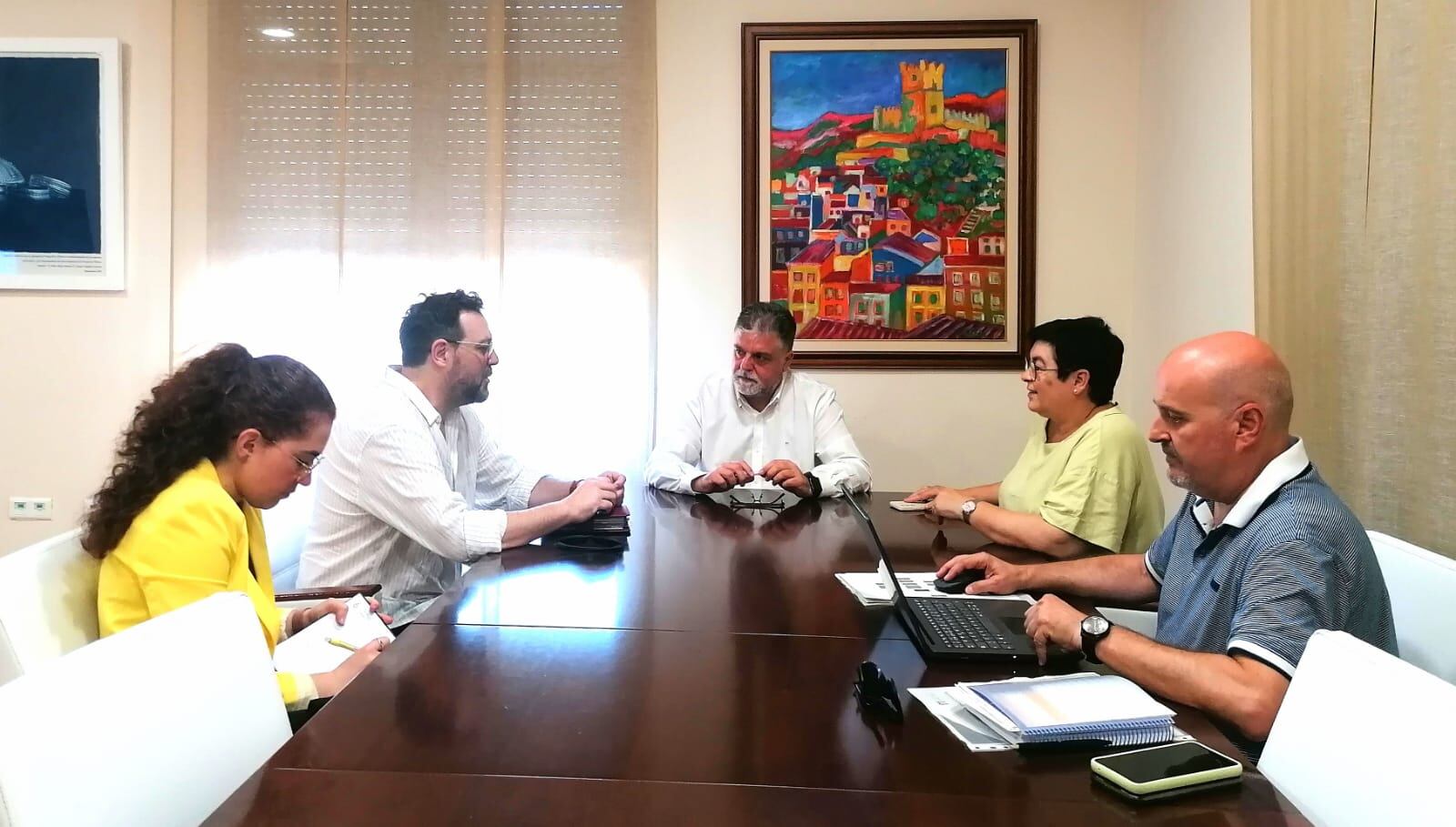 Reunión mantenida en el ayuntamiento