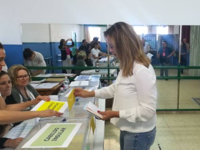 María Dolores Corujo (PSOE), presidenta electa del Cabildo de Lanzarote.