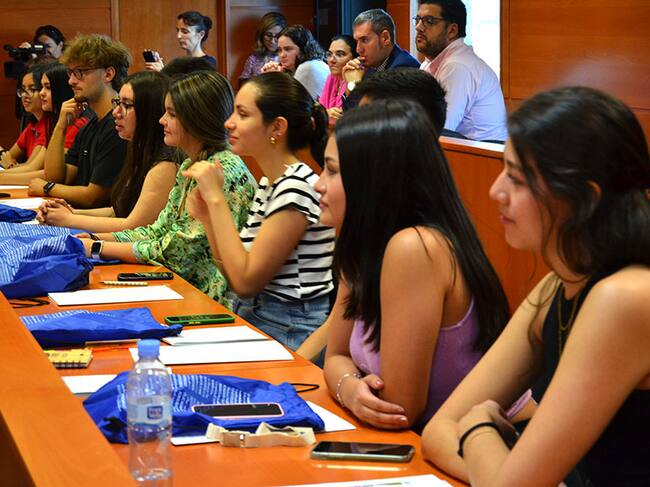 Acto de bienvenida con los alumnos