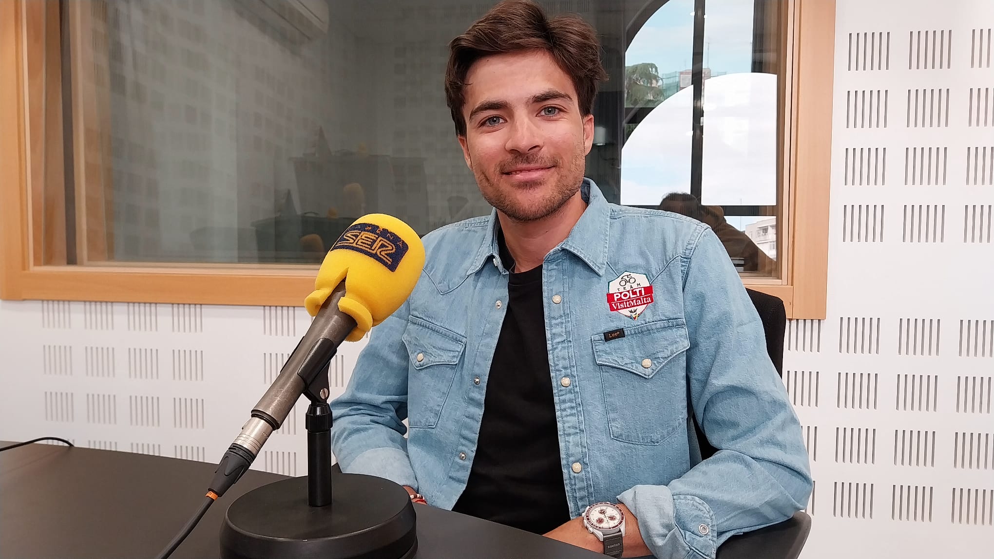 Diego Pablo Sevilla, en los estudios de SER Madrid Sur
