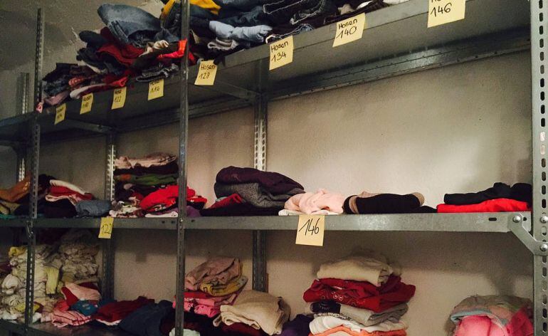 Una imatge del centre de recepció de refugiats Riebeckstrasse a Leipzig, que ha visitat l’alcaldessa Ada Colau